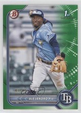 2022 Bowman Prospects Green Border 43/99 Alejandro Pie #BP-99 0p92