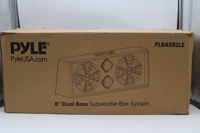 Pyle PLBAS82LE 8'' Car Bass Box W/ Led & Amplifier