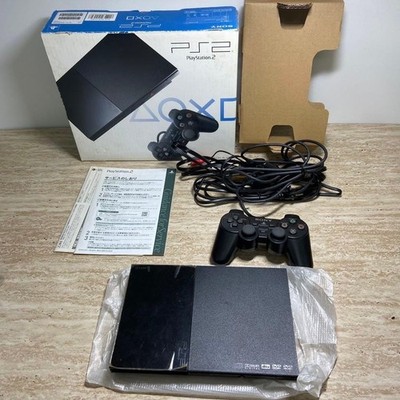 Sony PlayStation 2 PS2 SCPH-90000 Charcoal Black Boxed Tested