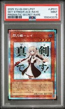 Yu-Gi-Oh Sky Striker Ace - Ray Prismatic Secret Rare PSA9 JP011