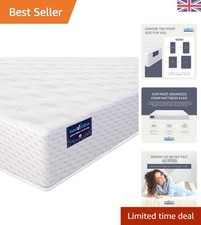 4 Fuß kleine doppelte Memory Foam Matratze | UK handgefertigt, festes Druckentlastungsdesign