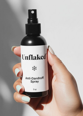 Unflaked Anti Dandruff Moisturizer Scalp Spray + Tea Tree Oil & Colloidal Silver