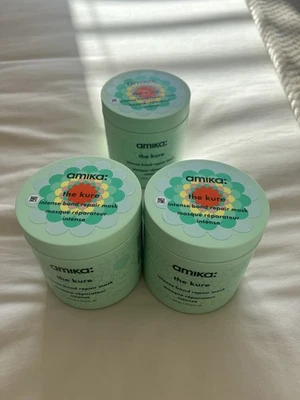 Amika The Kure Intense Bond Repair Hair Mask 500ml ~ RRP £60 ~ BRAND NEW SEALED