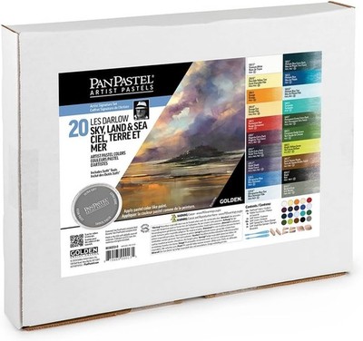 PanPastel Artist Pastels by GOLDEN, Sky, Land & Sea - Les Darlow Set, 20 Color
