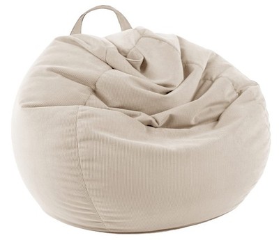 Stuffed Animal Storage Bean Bag Chair Cover (No Filler) For Kids and Adults.P...