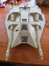 Vintage 80s ESB Kenner Snowspeeder With Replacement Stickers & Original Harpoon