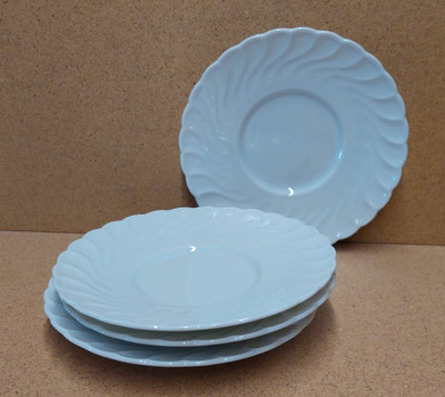 Richard Ginori Italy Ancona , 4 Untertassen Ø 15,5 cm (DB)