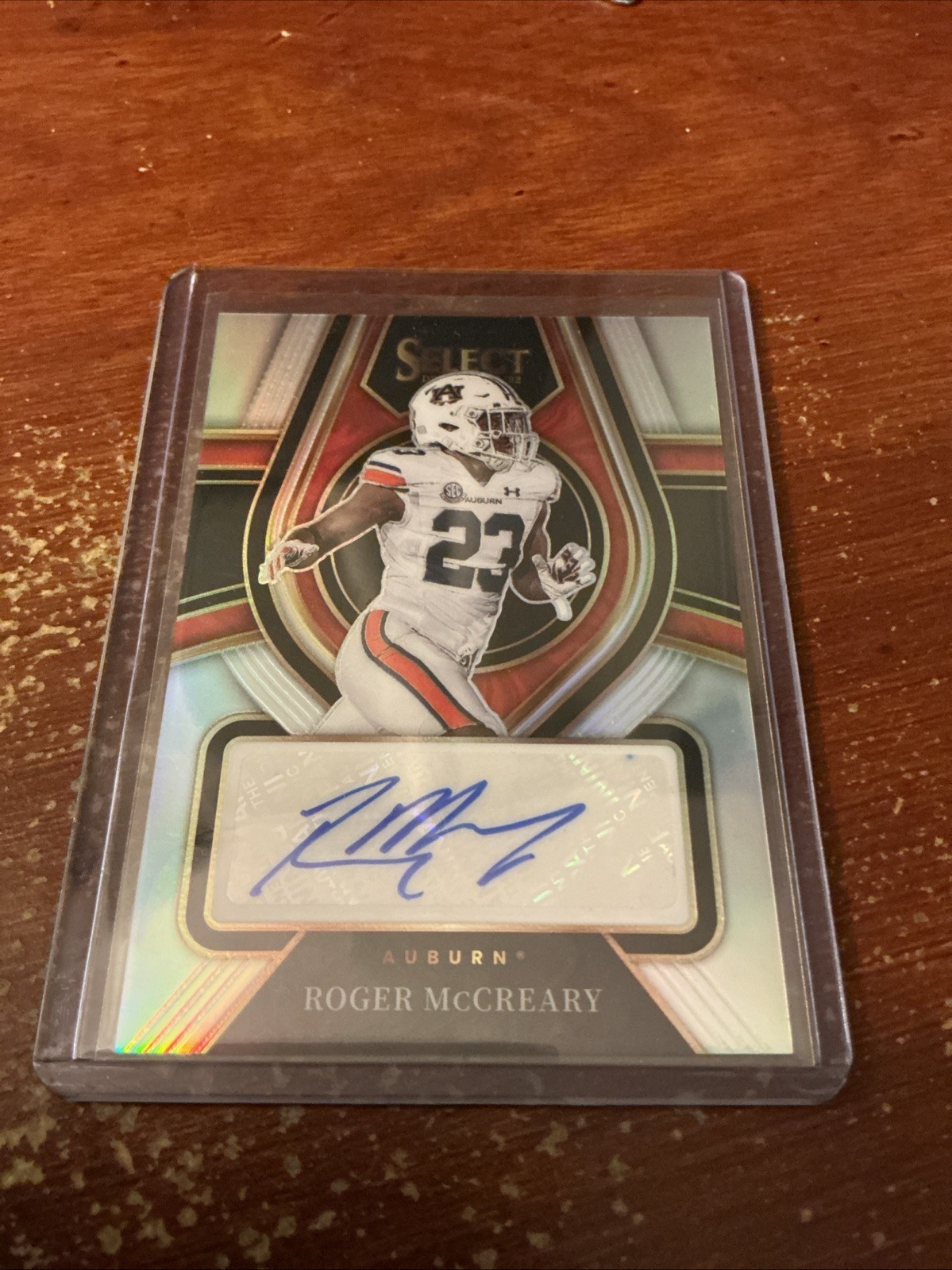 Roger McCreary Panini Select Draft Picks Rookie Signatures #RSRMC Silver