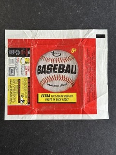 1966 Topps Baseball Wax Pack WRAPPER