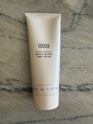 Versed Press Restart Gentle Retinol Body Lotion Squalane Cocoa Butter 6 oz NEW