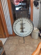 Vintage Hanson DAIRY Hanging Scale, Model 60l...