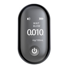 Rechargeable Breathalyzer with LCD Display for Convenient BAC Readings