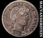 1902 Barber Dime - Scarce  Better Date  No Reserve  #K914