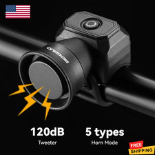 Bicycle Horn Mountain Bike Battery/USB Charging Waterproof Electronic Bike Bell