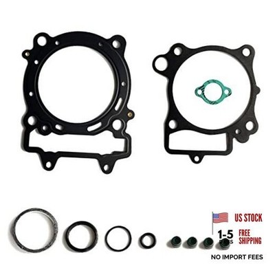 Full Engine Rebuild Gasket Kit, Compatible with Kawasaki KFX 450R, Top End