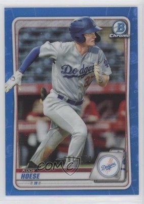 2020 Bowman Draft Chrome Blue Refractor 97/150 Kody Hoese #BD-142 s3g