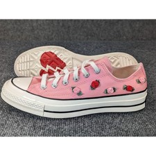 Converse Chuck 70 Ox Pink Floral Roses Sneakers A13649C Mens 6.5 Womens 8.5