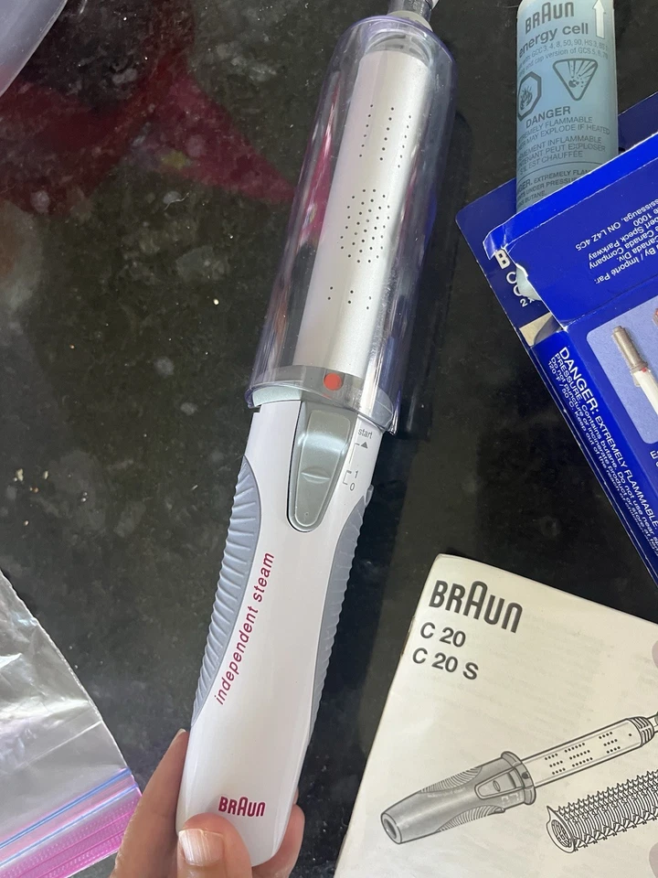 Braun 3589 Independent Steam Gas Powered Hair Curling Tongs & Gas Cell - Image 2 of 4