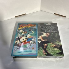 DuckTales Space Invaders & Crocodile Hunter VHS Lot