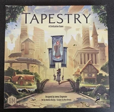 Tapestry Board Game - Open / Unusued - Box damage - Free Shipping!