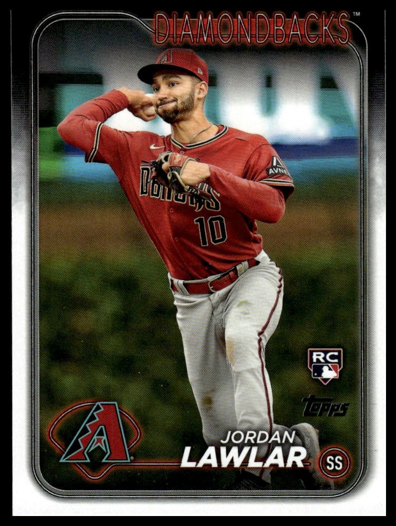 Jordan Lawlar 2024 Topps #451 RC Arizona Diamondbacks Rookie