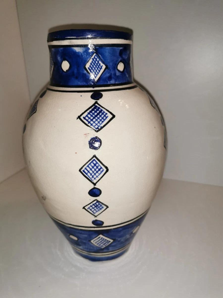 Vase en faïence de Fès, Maroc, XIXe siècle