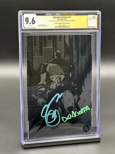 Absolute Batman #1 CGC 9.6 JSA (2025) Signed Dragotta Snyder - Fourth Print FOIL