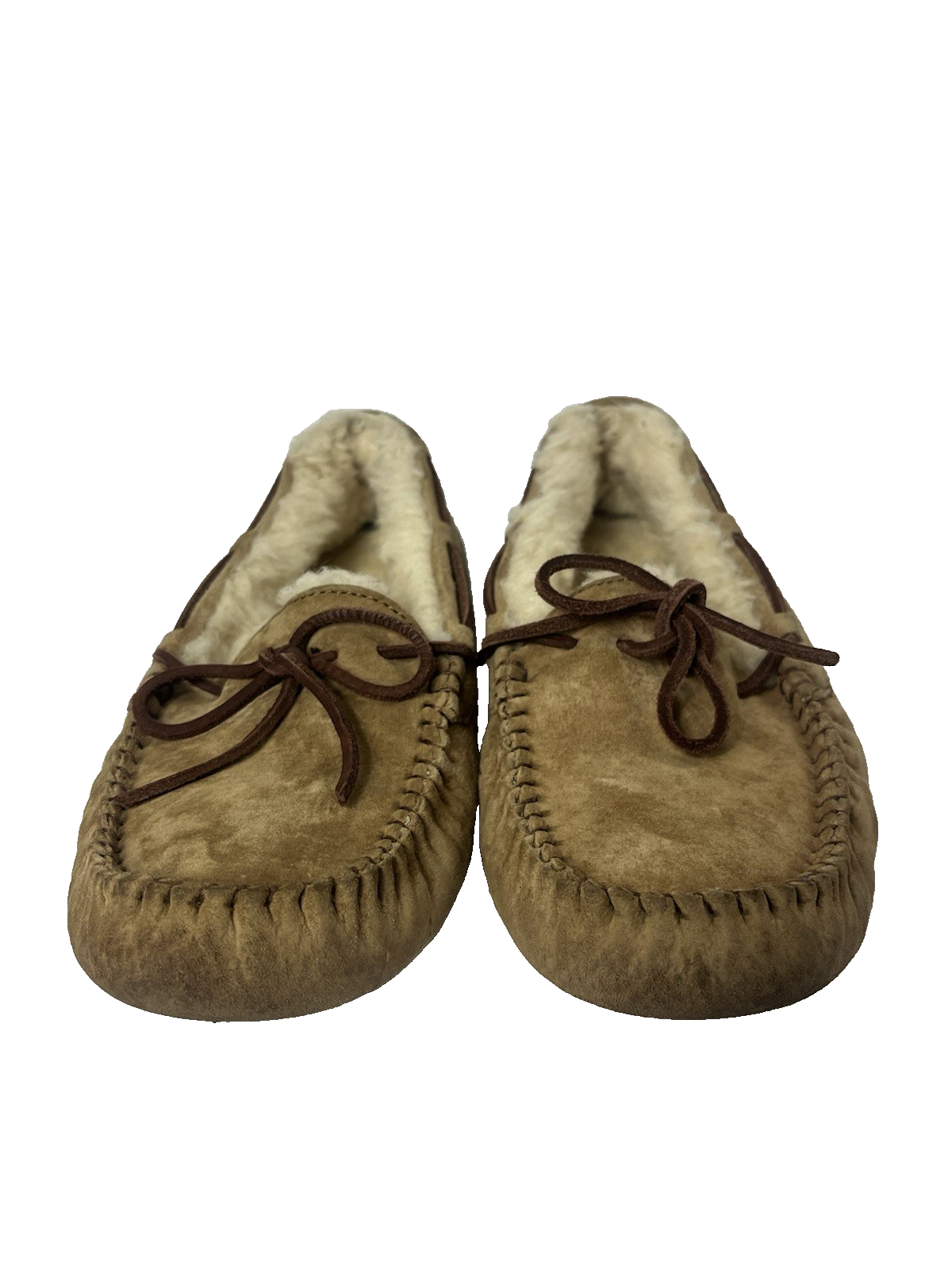 UGG Dakota Slippers Women's House Shoes Tan 5612 Moccasin Loafers Sherpa Size 7-image