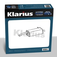 Klarius Auspuff Endtopf + Anbauteile für Ford Fiesta VI 1.6 Tdci 2008-