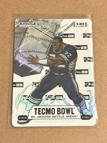 2026 Bo Jackson Battle Arena Tecmo Bowl Fridge Helmets Battlefoil Steel SP H575