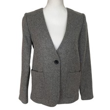 Madewell Wool blend Single Button Blazer two front pockets SZ: XS