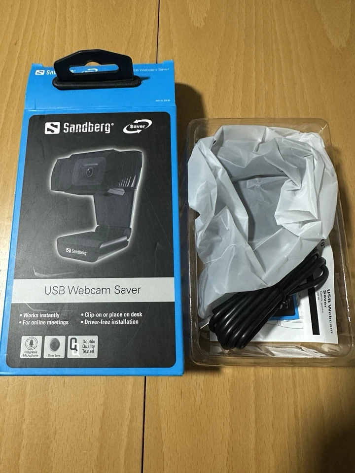 Webcam Kamera Sandberg USB Webcam Saver - Integrierte Micro-Glaslinse - Bild 2 von 4