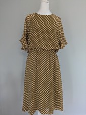 Ann Taylor Loft Sz M Smoke Waste A Line Dress