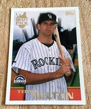 1996 Topps - Draft Pick Todd Helton #13 - NM condition - FREE SHIPPING