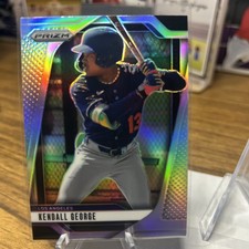 2025 Panini Prizm Baseball KENDALL GEORGE SILVER PRIZM #298 LOS ANGELES