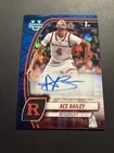 ACE BAILEY  2024-25 BOWMAN U CHROME #1 REPTILIAN BLUE REF AUTO /150