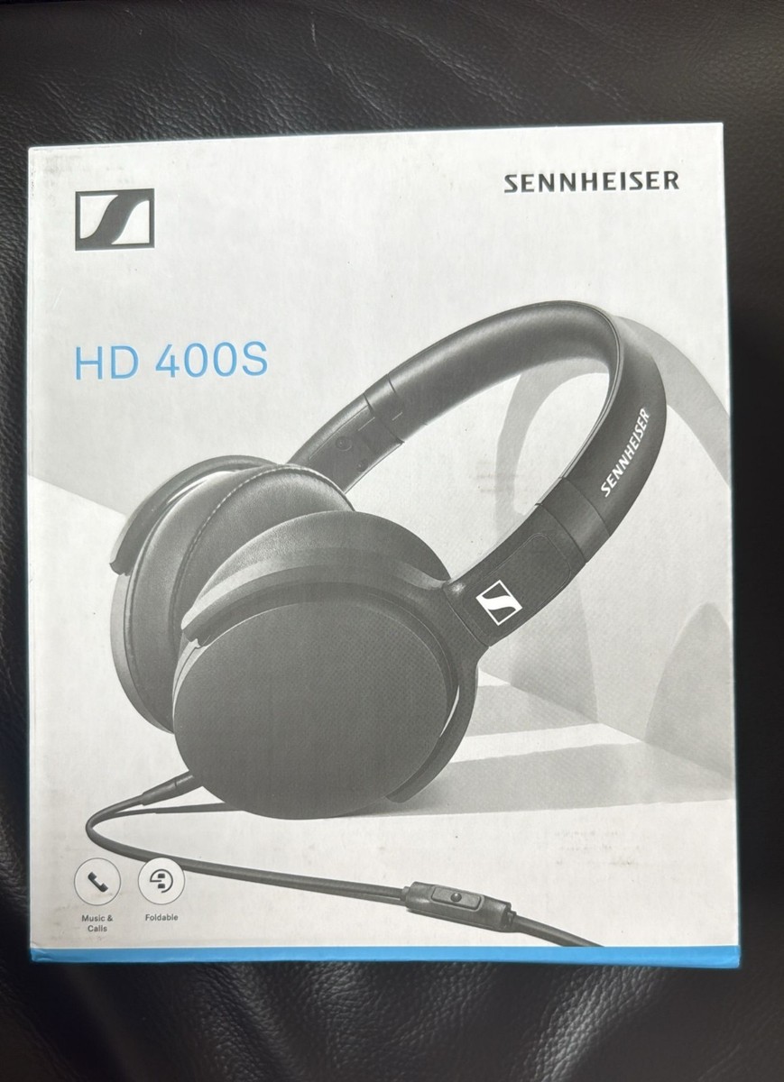 Sennheiser HD 400S Wired Over-Ear Headphones with Mic | Deep Bass