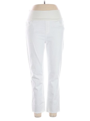 M Rena Women White Active Pants XL