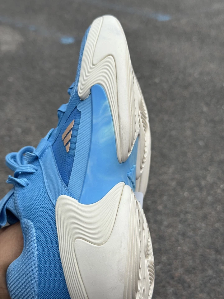 Adidas Women's Basketball Shoes Exhibit Select Mid Semi Blue Burst size 7.5 - Image 3 of 4