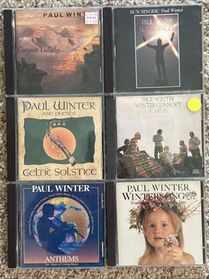 Paul Winter 6 CD Lot New Age World Celtic Solstice Music