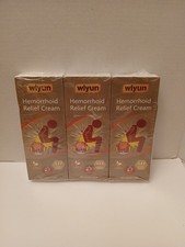 THREE Hemorrhoid Creams, Hemorrhoid Treatment, Fast Acting 20g Each Exp: 2028