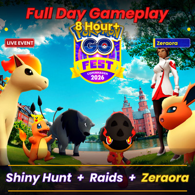 POKEMON GO FEST 2026 COPENHAGEN   8Hrs Event Gameplay   Safe Gameplay + Raids