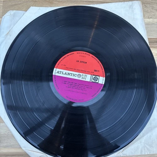 Led Zeppelin Self Titled LP UK 1969 Plum Press 588171 A 1 B 1