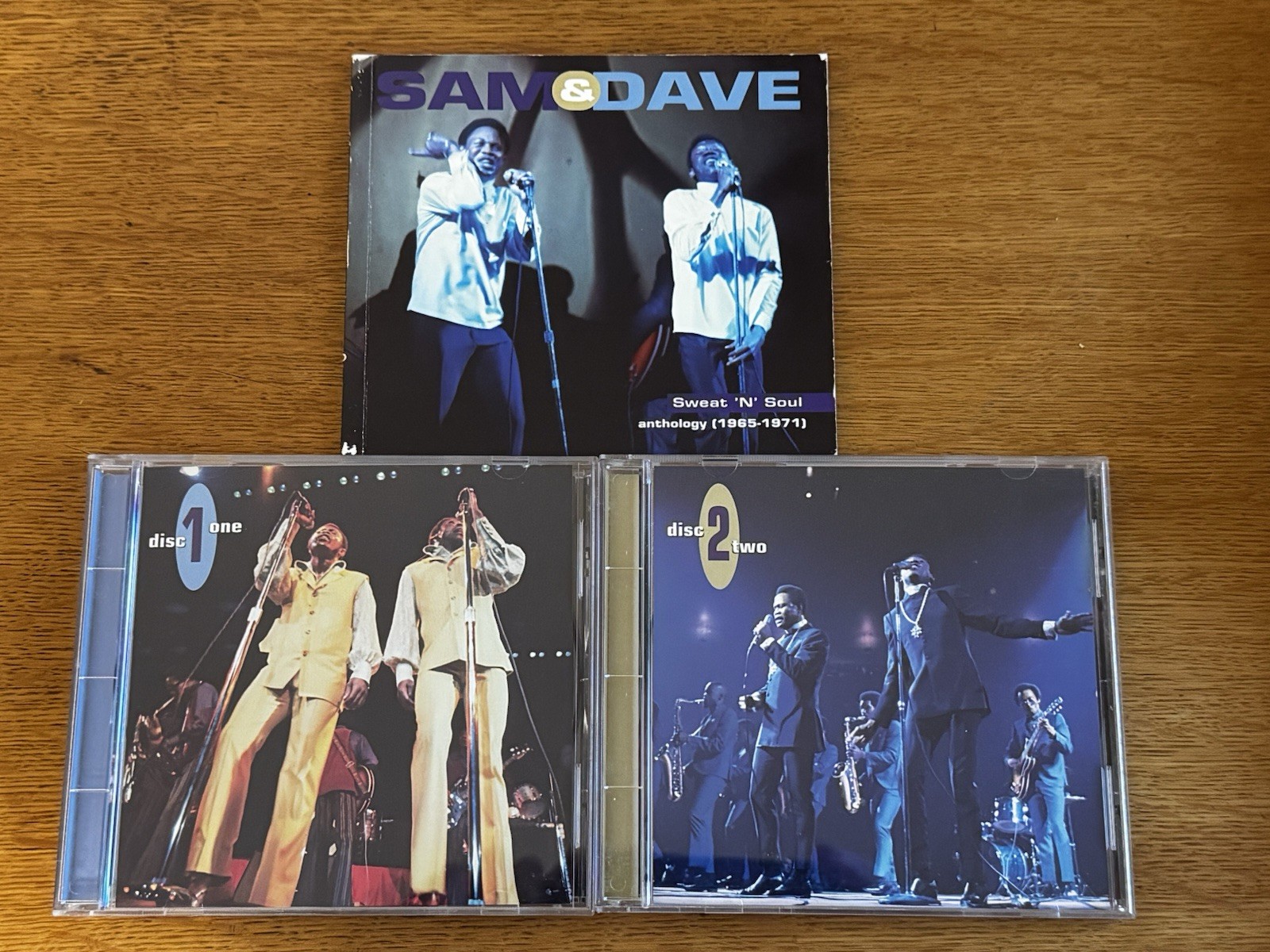 Sam & Dave Sweat 'n' Soul Anthology (1965-1971) 2xCD 1993 Rhino w/Booklet