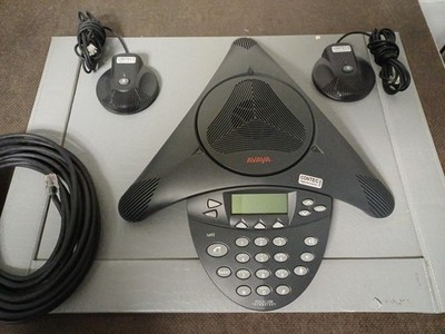 AVAYA 1692 IP Konferenztelefon 2201-15680-001 -mit 2 Zusatzmikrofone