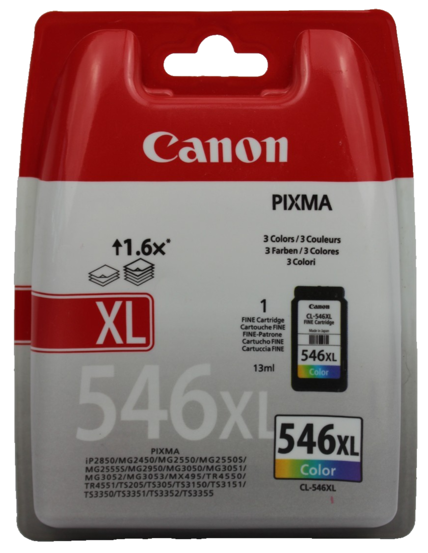 Genuine Canon CL-546XL Colour  Ink Cartridge