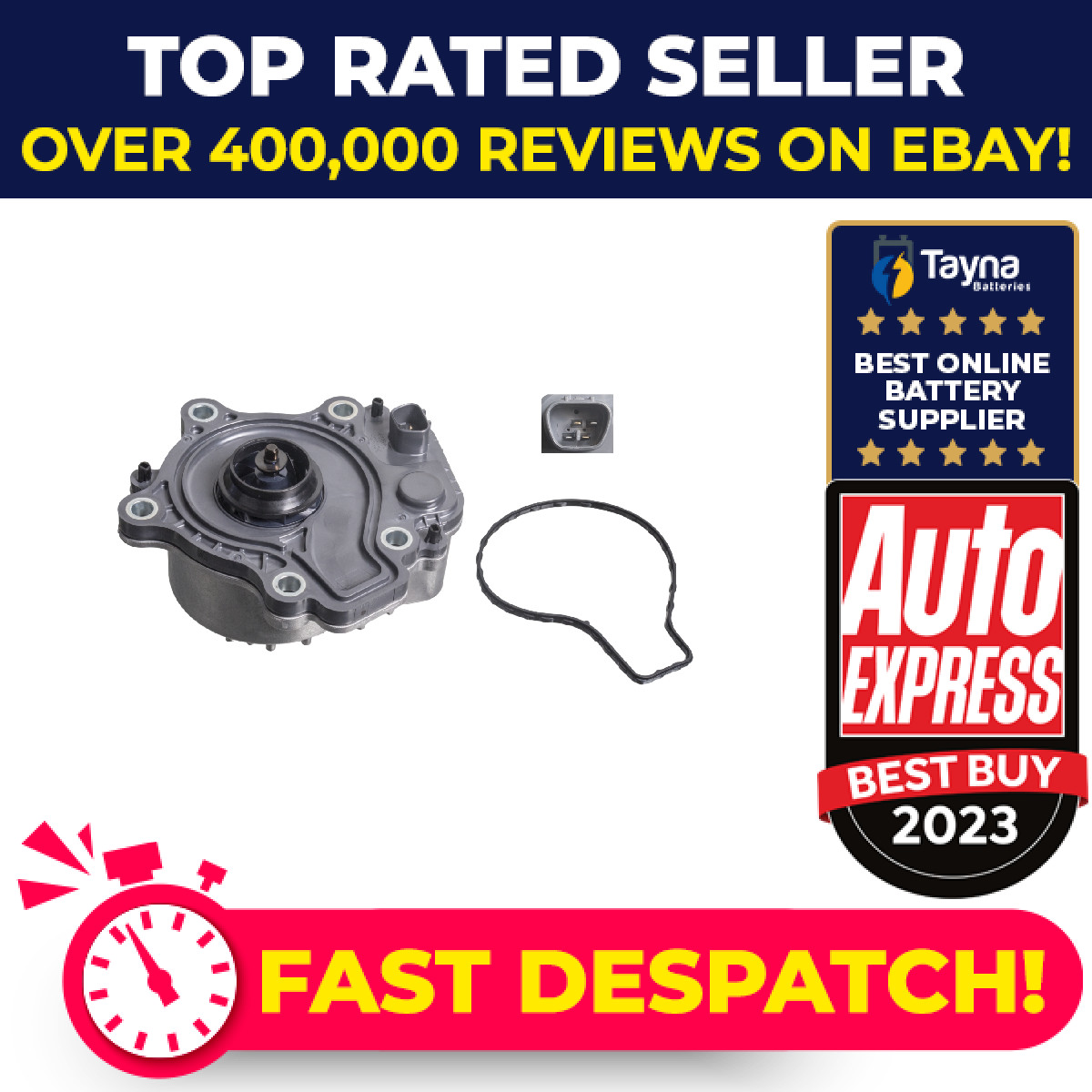 Water Pump fits LEXUS CT200H 1.8 2011 on 2ZR-FXE Coolant 161A029015 161A039015