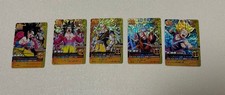Bandai Dragon Ball Data Carddass 5 Card Lot Trading Cards Goku Gohan Rarity