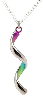 Pendentif Titane Ti2 Titanium Woodland Pour Femme - Bleu, Neuf Avec étiquettes