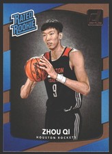Zhou Qi #151 2017-18 Donruss Houston RocketsRC Rookie